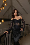 Eleonara lacey Corset Top and Skirt