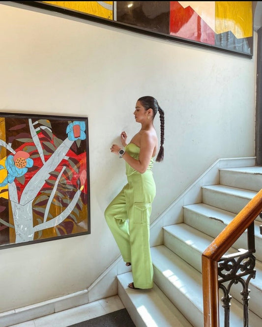Pop corn green co ord set