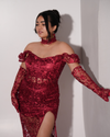 Blood Bath Lacey top and Long Skirt