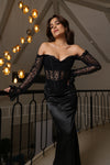 Eleonara lacey Corset Top and Skirt
