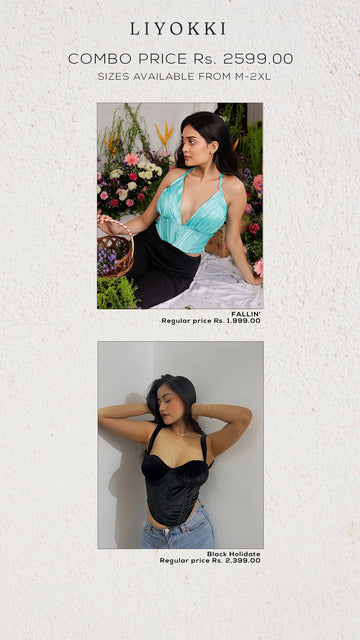 Fallin Corset + Black holidate corset COMBO
