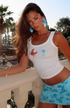 Coastal boost Applique Top