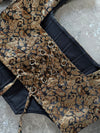 Kaala khatta silk corset