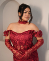 Blood Bath Lacey top and Long Skirt