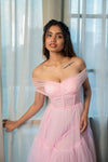 Rapunzel Baby Pink Flare Corset Dress