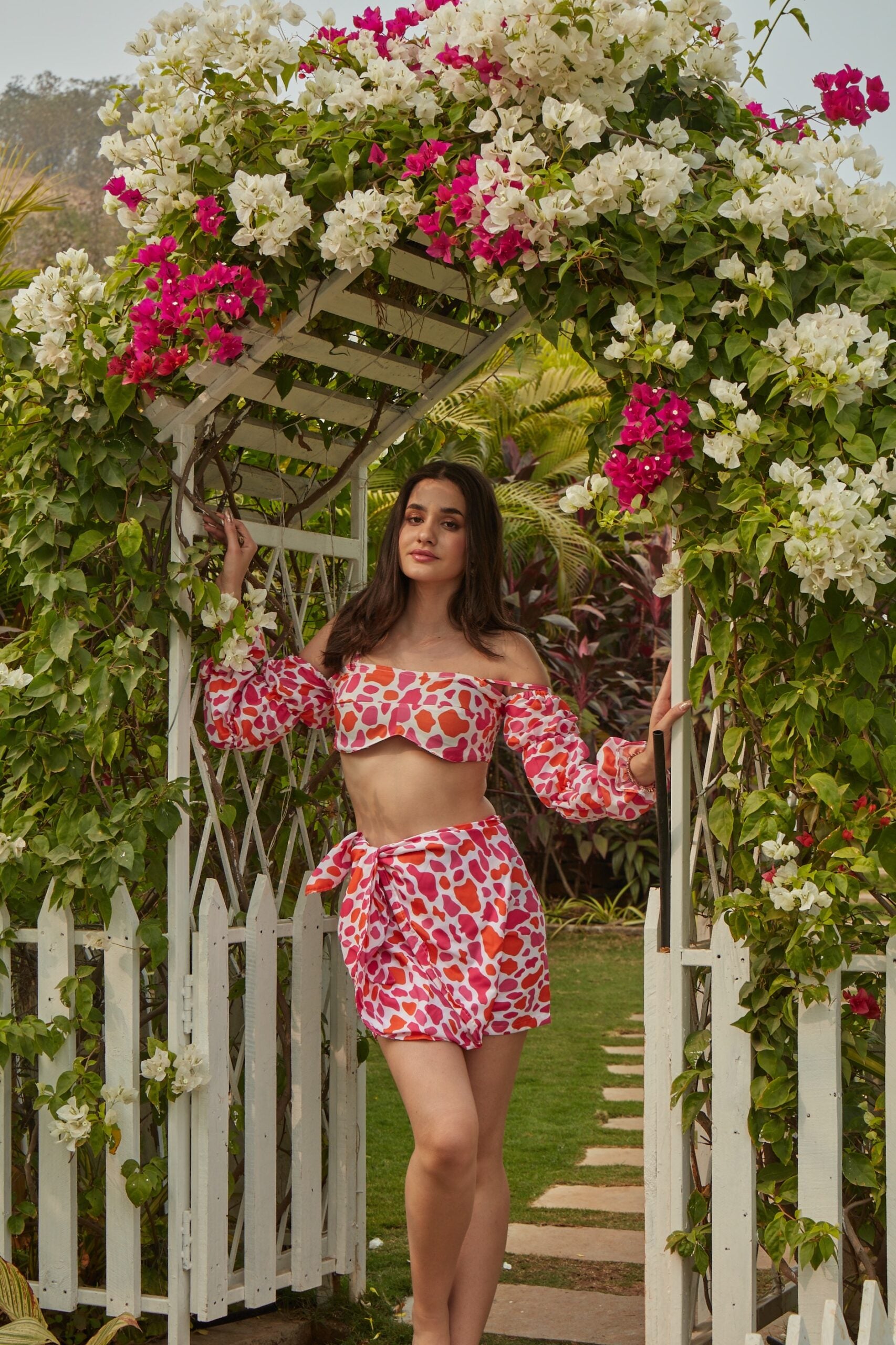 Printed Betty Coord Set Skirt and Top - Main Image