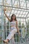 Abstract Multicolor Co ord set