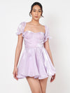 Lilac Gudiya Organza Mini Dress