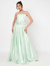 Sea green lehenga