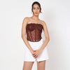 Brown Baddie Lacey Corset