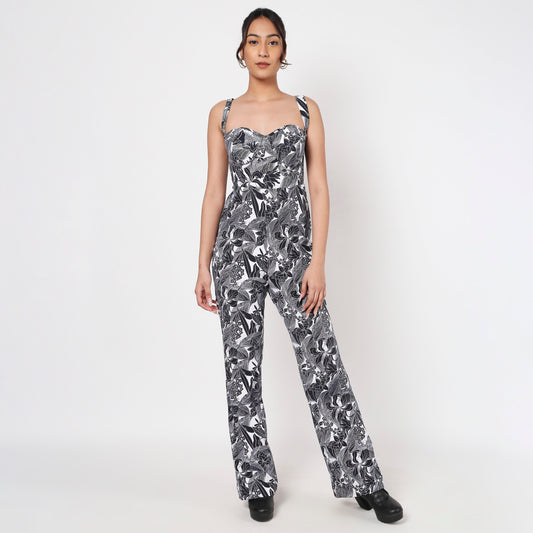 Tropical Corset Jumpsuit