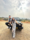 Safari Corset Top and Skirt Couple Outfit