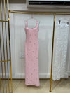 Rose Beaded Long Dress