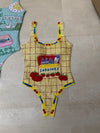 Sardine Butter Yellow beaded Swimwear