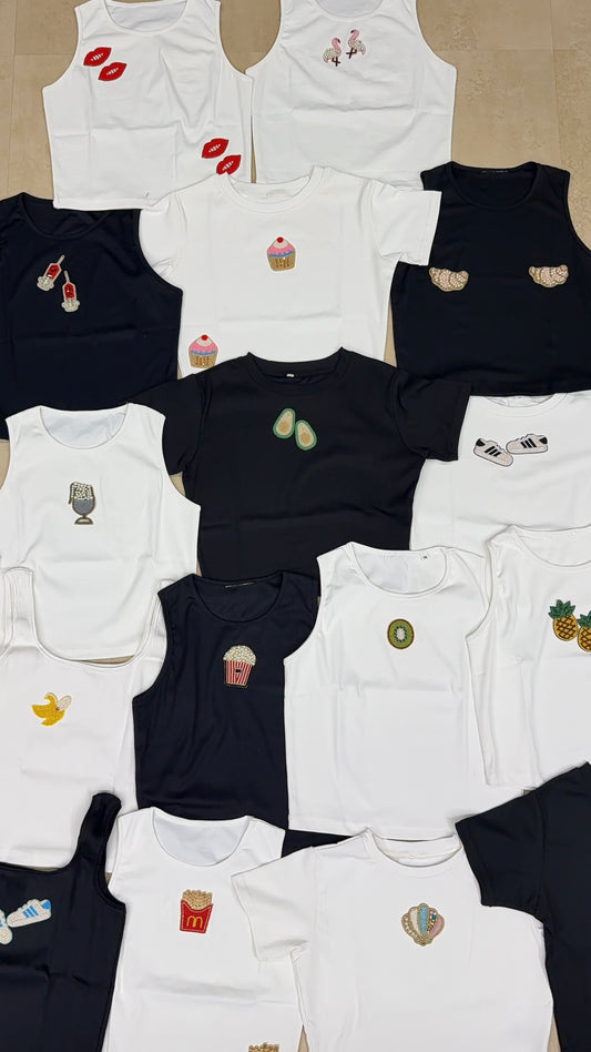 Mystery Applique tops