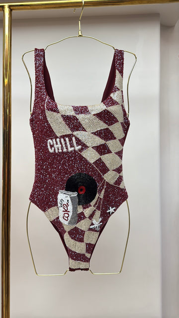 Coke Vintage Retro Rhythm Swimwear