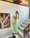 Pop corn green co ord set