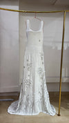 Bridey Garden Wedding Beaded Dress with Tail
