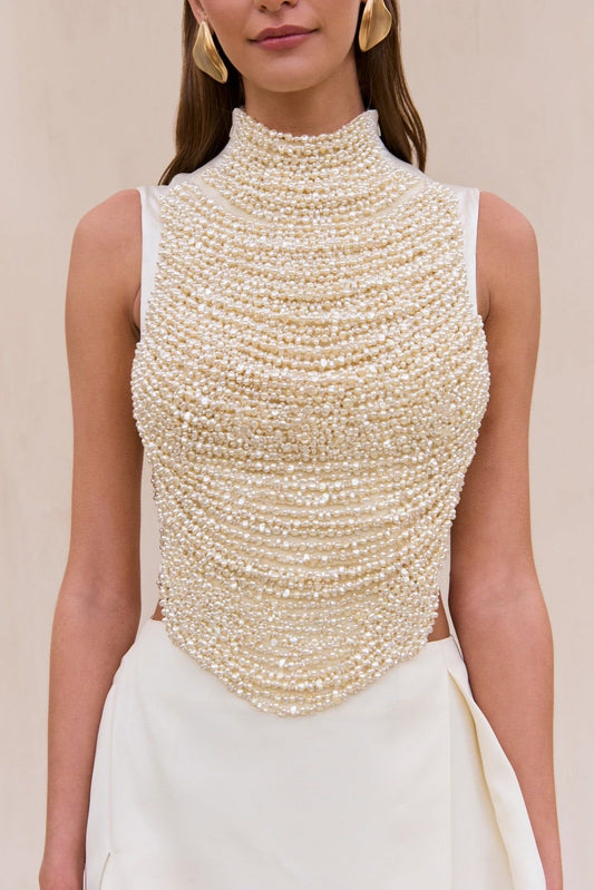 Ivory Cascade Top