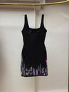 Beaded After Dark City Lights Mini Dress
