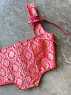 Gulabi Pink Brocade Corset Top