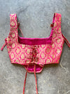 Gulabi Pink Brocade Corset Top