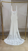 Bridey Garden Wedding Beaded Dress with Tail