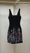 Beaded After Dark City Lights Mini Dress