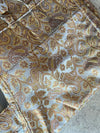 Gajra Brocade Light Grey Corset Top