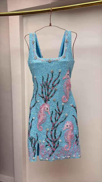 Seahorse Beaded Dress
