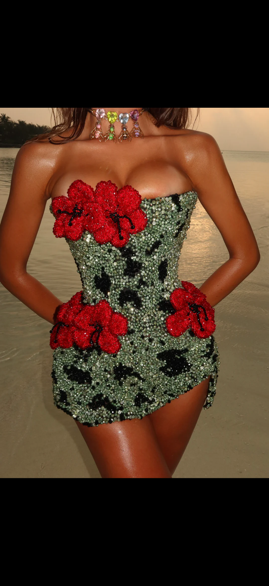 Scarlet Bloom Dress