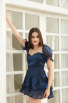 Blue Gudiya Organza mini dress