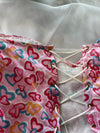 All Eyes On You Heart Corset Top Pink