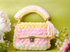 Crochet cotton candy bag