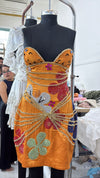 Orange Enchanted Mini Beaded Dress
