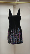 Beaded After Dark City Lights Mini Dress