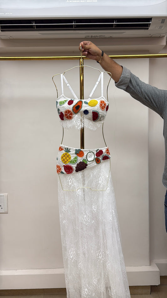 Fruité Lace Embellished Set