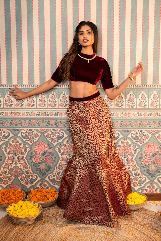 Basera Fishcut Lehenga