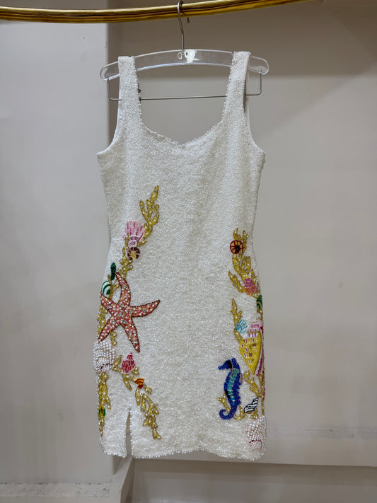Pearl Coast Treasure Mini Beaded Dress