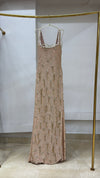 Champagne Stardust Pearl Gown
