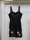 Tulip Embellished Mini Dress