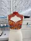 Nuclear Baddie Butterfly Beaded Top