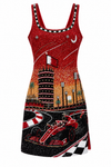 Rosso Royal Beaded F1 Dress 🏎️🌙