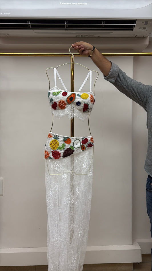 Fruité Lace Embellished Set