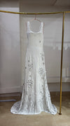 Bridey Garden Wedding Beaded Dress with Tail