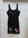 Tulip Embellished Mini Dress