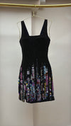 Beaded After Dark City Lights Mini Dress
