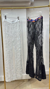 Black Mesh Pants