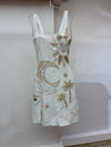 Sun moon & Main Character energy Bridey Beaded Dress