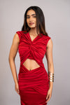 Enia Red Pepper Bodycon dress